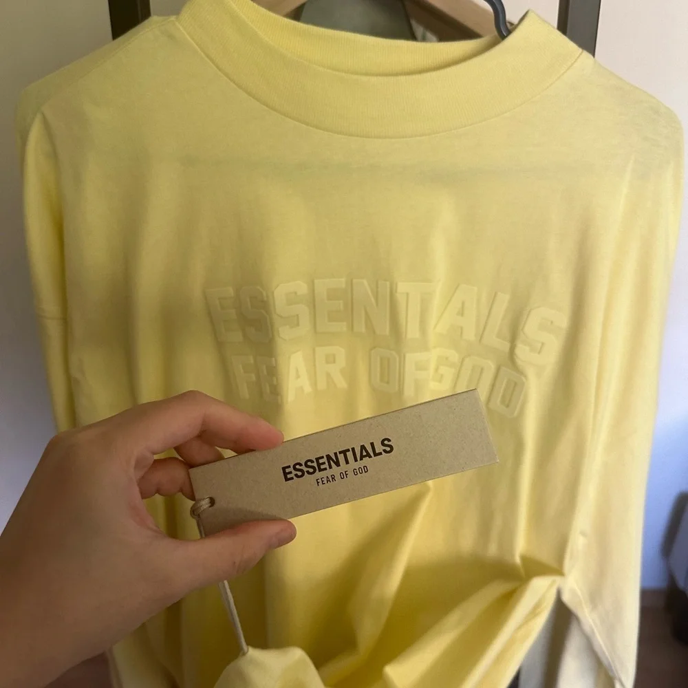 Fear OF GOD Essentials Long Sleeve shirt size S(14-16) in EUC - Picture 5 of 8